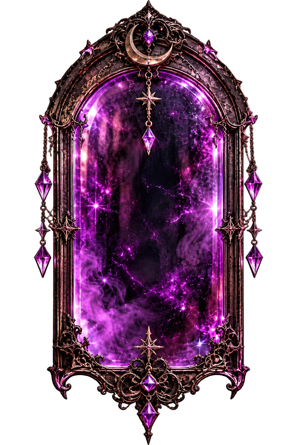 Mystical gothic mirror
